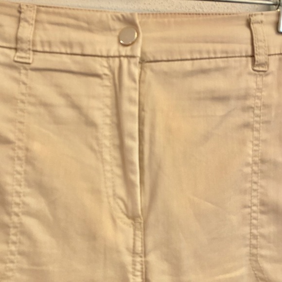 CHICO'S SIZE 1 Size Beige Luxe Ankle Crop Pants Soft Lightweight - Picture 3 of 11
